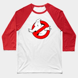 Ghostbusters 16-bit Retro Logo Baseball T-Shirt